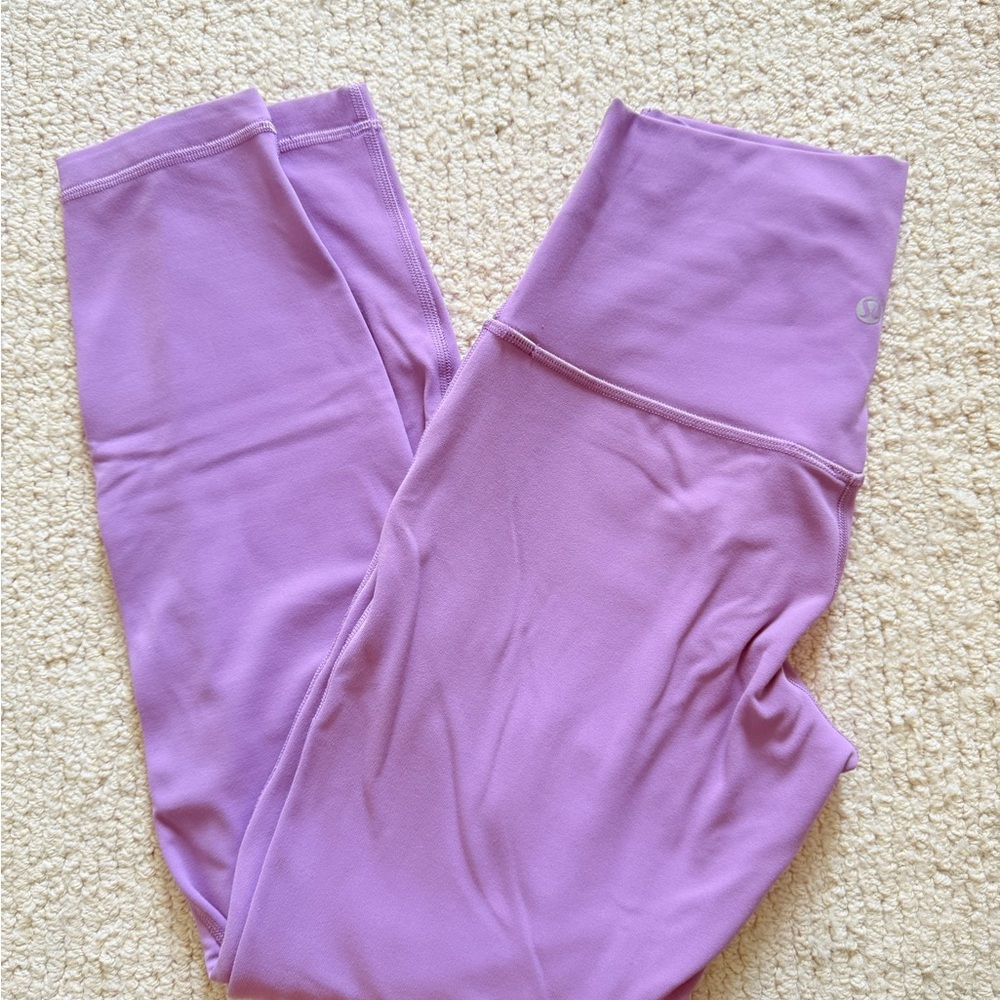 Lululemon Wunder Train High-Rise 25” Leggings in Lilac